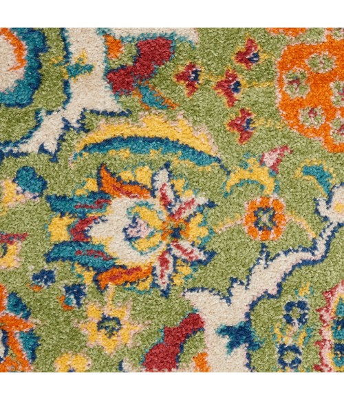 Nourison ALLUR Area Rug Nourison Allur Area Rug ALR03-Sage Ivory
