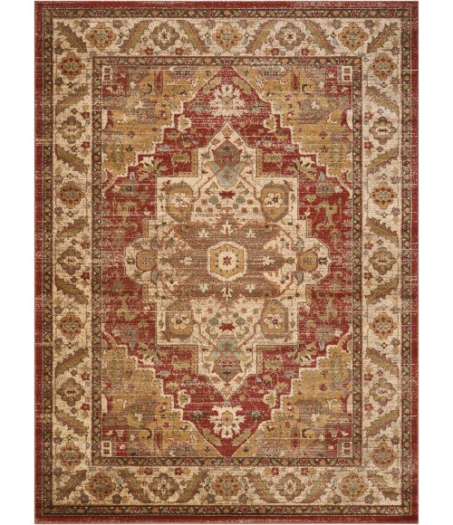 Nourison DELANO Area Rug Nourison Delano Area Rug DEL05-Brick