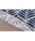 Nourison Aloha Blue ALH35 7’10” Round Rug
