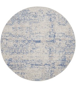 Nourison Whimsicle - Whs07 Grey Blue Area Rug 8 ft. X Round