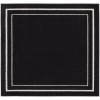 Nourison Essentials - Nre02 Black Ivory Area Rug 5 ft. X Square Square