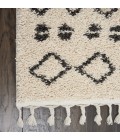 Nourison Moroccan Shag Area Rug MRS02-Cream