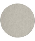 Nourison Positano Round Area Rug POS01-Lt Grey