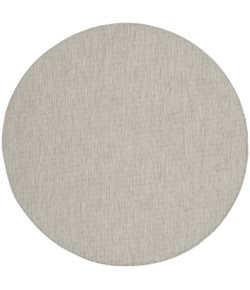 Nourison Positano - Pos01 Light Grey Area Rug 8 ft. X Round
