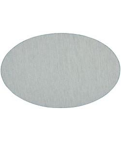 Nourison Courtyard Ivory Aqua COU01 6 ft. Round Rug