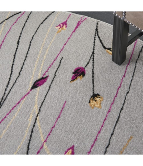 Nourison Grafix Round Area Rug GRF15-Grey