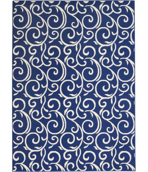 Nourison Grafix Area Rug GRF19-Navy