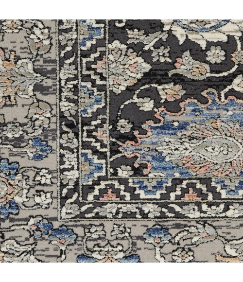 Nourison STARRY NIGHTS Area Rug Nourison Starry Nights Area Rug STN11-Grey/Blue