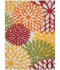 Nourison Aloha Area Rug ALH05-Red Multi Colored