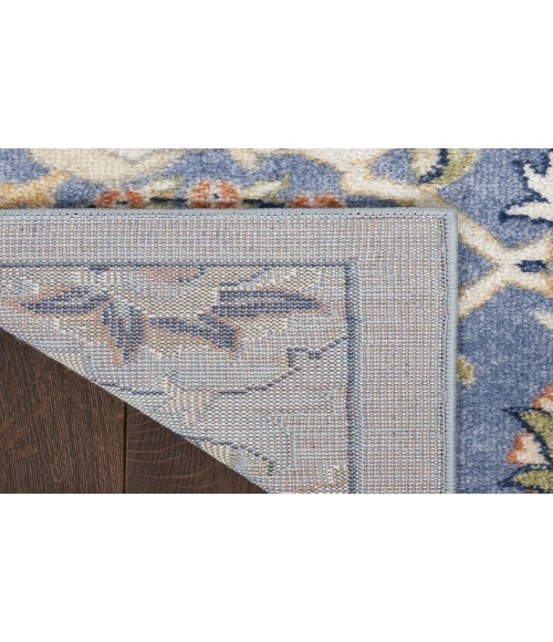Nourison Allur Light Blue ALR03 4 ft. X 6 ft. Rectangle Rug