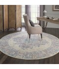 Nourison Grafix Round Area Rug GRF14-Ivory/Pink