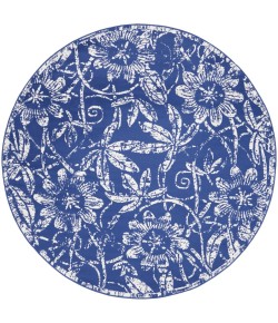 Nourison Whimsicle - Whs05 Navy Area Rug 5 ft. X Round