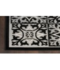 Nourison Aloha Black White ALH34 2 ft. 8 in. X 4 ft. Rectangle Rug