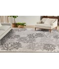 Nourison Garden Oasis Grey GOA05 8 ft. X 10 ft. Rectangle Rug
