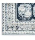 Nourison Dekor Grey Navy DEK01 2 ft. X 4 ft. Rect. Rug