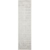 Nourison Astra Machine Washable Grey ASW12 2 ft. 2 in. X 8 ft. Rect. Rug