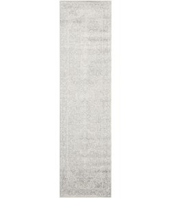 Nourison Astra Machine Washable Grey ASW12 2 ft. 2 in. X 8 ft. Rect. Rug