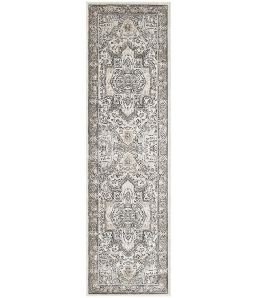 Nourison Quarry Ivory Grey Taupe QUA18 10 ft. Rect. Rug