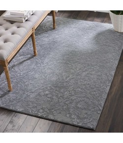 Nourison Opaline - Opa14 Charcoal Silver Area Rug 3 ft. 9 X 5 ft. 9 Rectangle
