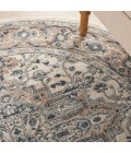Nourison Quarry Ivory Grey QUA05 5 ft. X Round Rug