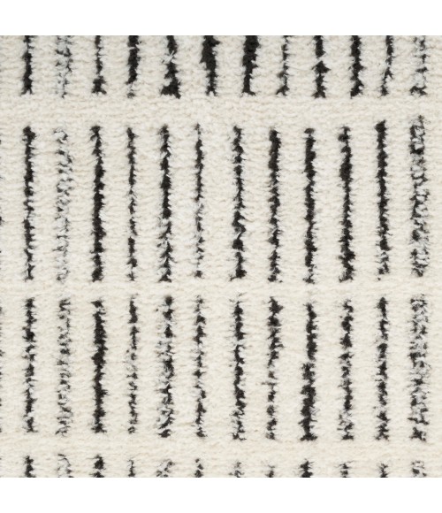 Nourison Modern Comfort Ivory Black MNC03 8 ft. X 10 ft. Rect. Rug