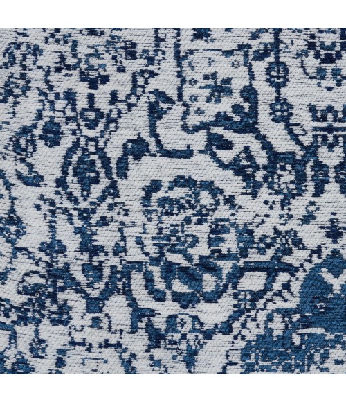 Nourison Damask Iory Navy Rug DAS06 9 ft. x 12 ft. Rect. Nourison Damask Iory Navy DAS06 9 ft. x 12 ft. Rect. Rug