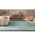 Nourison Reversible Indoor Outdoor Aqua RVB01 8 ft. X 10 ft. Rectangle Rug