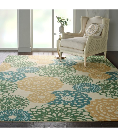 Waverly Sun N' Shade Area Rug SND72-Ivory Gold