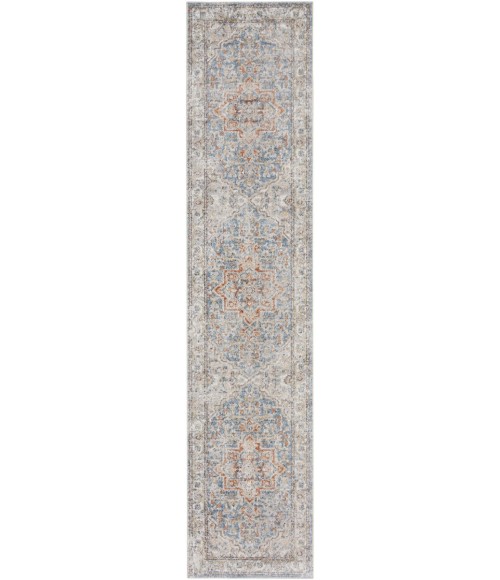 Nourison Astra Machine Washable Area Rug ASW12 Denim Multi