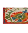 Nourison Aloha Red Multicolor Rug ALH17 9 ft. X 12 ft. Rectangle - Rugs Town Nourison Aloha Red Multicolor ALH17 9 ft. X 12 ft. Rectangle Rug