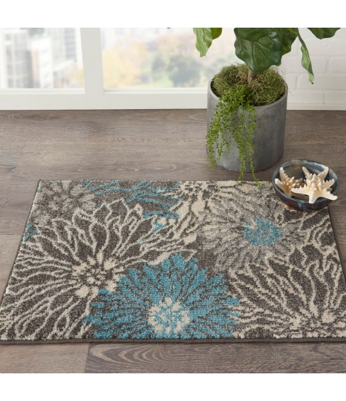Nourison Passion Area Rug PSN17-Charcoal/Blue