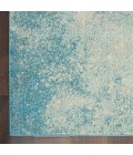 Nourison Passion Area Rug PSN10 Navy/Light Blue 2'2" x 10'