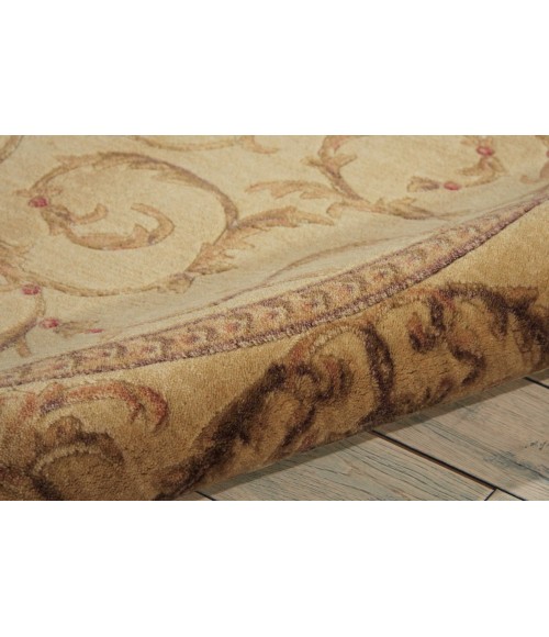 Nourison Somerset Round Area Rug ST02-Ivory