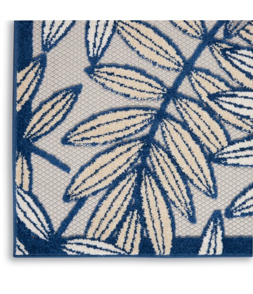 Nourison Aloha Area Rug ALH18 Ivory/Navy 12' x 15'