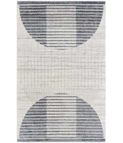 Nourison Astra Washables - Asw03 Ivory Blue Area Rug 4 ft. X 6 ft. Rectangle
