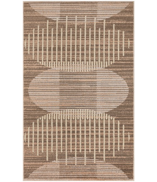 Nourison Astra Machine Washable Latte ASW03 2 ft. X 6 ft. Rectangle Rug