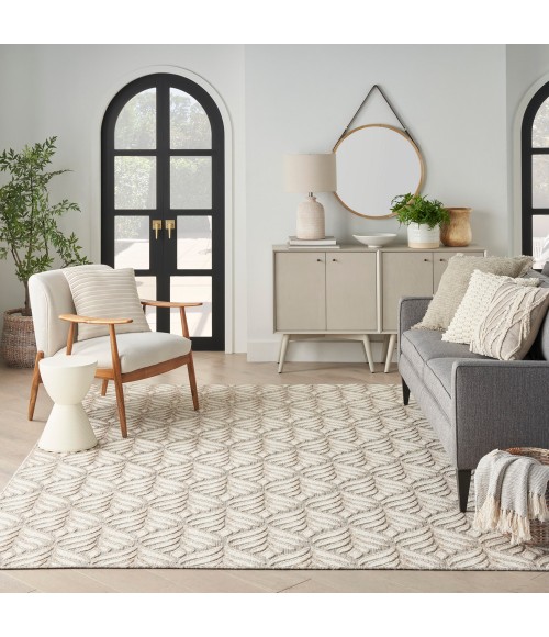 Nourison Aloha Area Rug ALH35 Ivory Grey