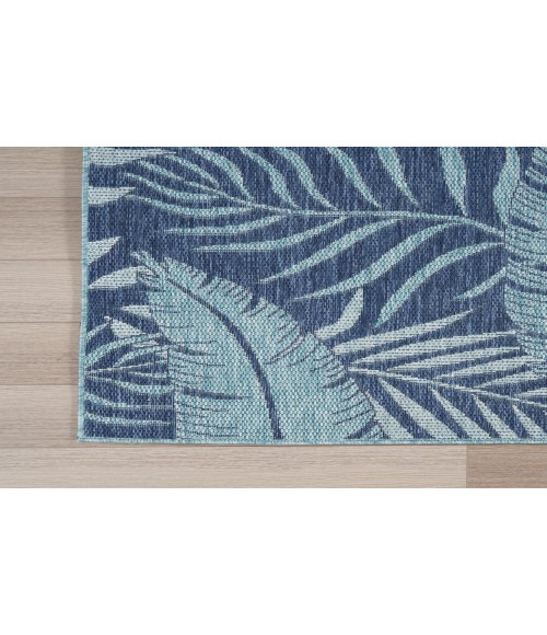 Nourison Garden Oasis Navy GOA02 8 ft. X 10 ft. Rectangle Rug