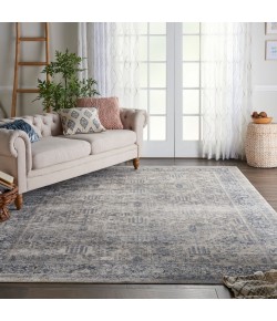 kathy ireland Home Ki25 Malta - Mai12 Ivory Blue Area Rug 7 ft. 10 X 10 ft. 10 Rectangle