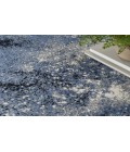 Nourison Passion Light Blue Black PSN10 6 ft. X 9 ft. Rectangle Rug