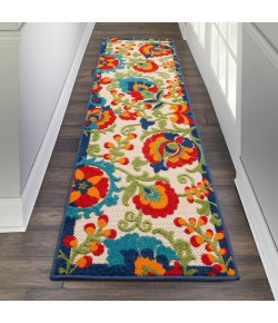 Nourison Aloha - Alh17 Multicolor Area Rug 2 ft. X 6 ft. Rectangle