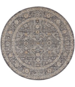 Nourison Lynx Slate Multicolor LNX03 8 ft. X Round Rug