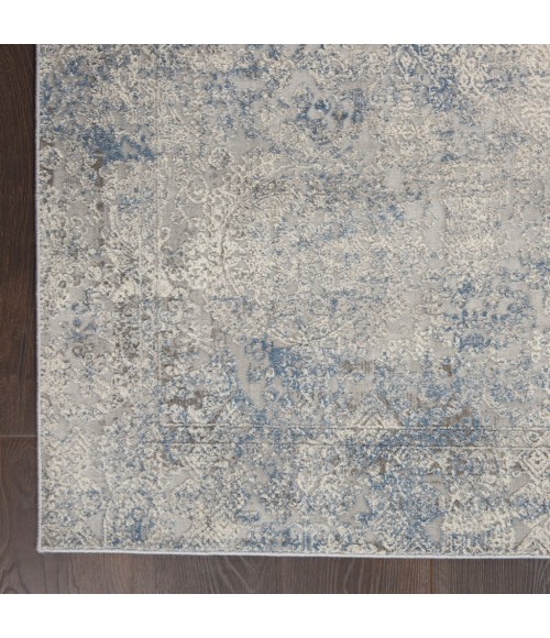 Nourison RUSTIC TEXTURES Area Rug Nourison Rustic Textures Area Rug RUS09-Ivory/Light Blue