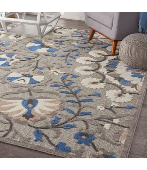 Nourison Aloha Area Rug ALH20-Grey/Multi