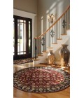 Nourison 2000 Area Rug Nourison 2000 Round Area Rug 2002-Burgundy