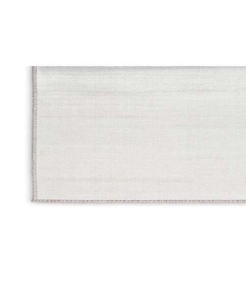 Nourison Washable Essentials Ivory Grey WAE01 4 ft. X 6 ft. Rectangle Rug