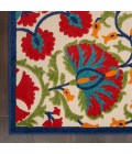 Nourison Aloha Area Rug ALH20 Red/Multicolor 5'3" x 7'5"