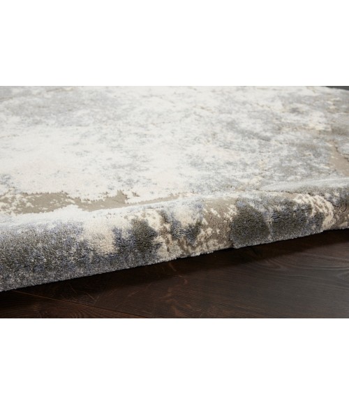 Nourison SAHARA Area Rug kathy ireland Home Sahara Area Rug KI394-Blue/Ivory