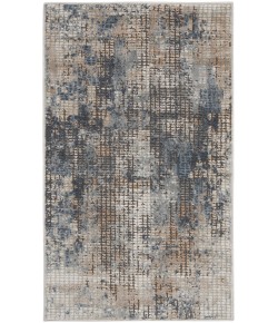 Nourison Home Quarry QUA02 Blue Beige 2 ft. 2 in. X 3 ft. 9 in. Area Rug