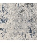 Nourison Rustic Textures Area Rug RUS07 Ivory Grey Blue 5'3" Round